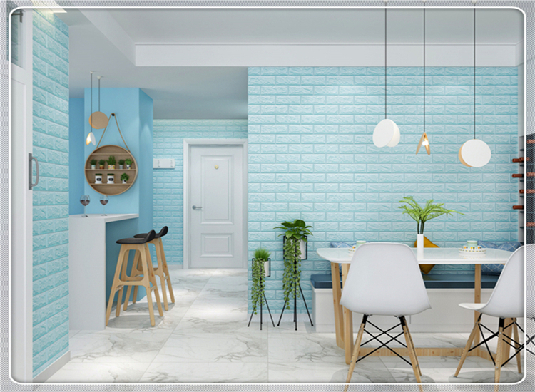 Modern 3D PE Foam Panel Wallpaper Wooden Foam Panel Home Decor with Waterproof Function Graphic Design Solution
