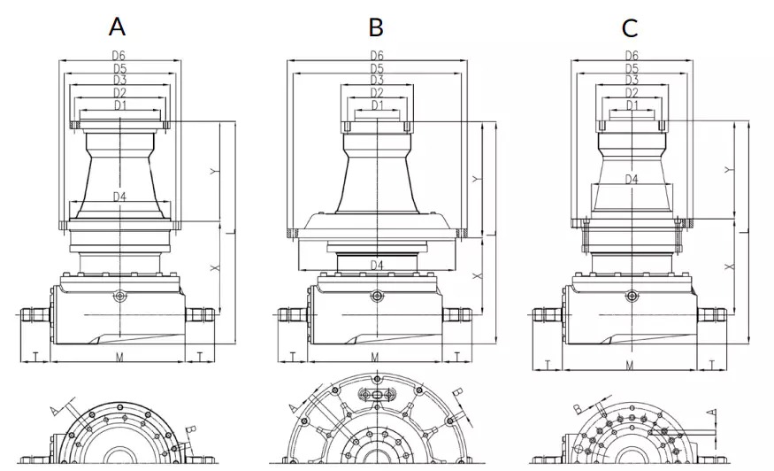 PAG Auger Drive Planetary Gearbox for Trailed Vertical Feed Mixers and Stationary Machines