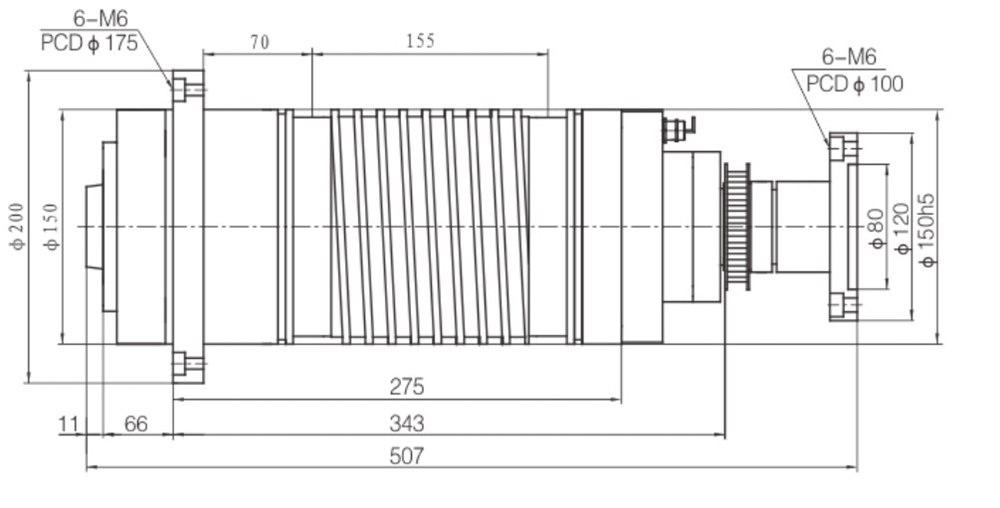 Multifunctional for Lathe 3kw Spindle Motor with High Quality