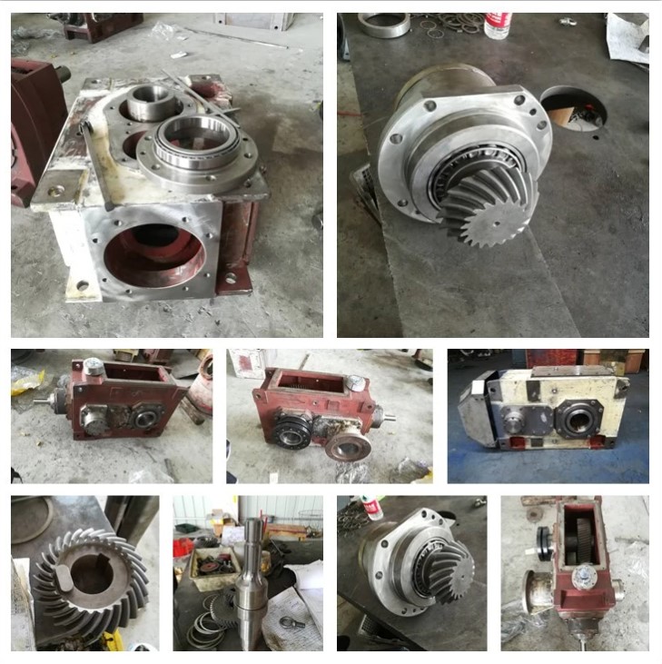 R Series Helical Gearbox for Agricultural Machinery Drive Power Transmission Mower High Rpm Gearbox