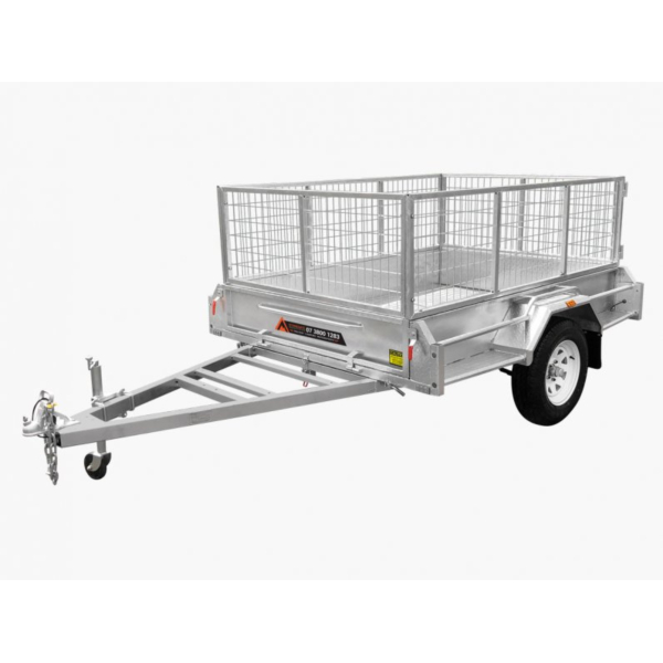 2021 8x5 Heavy Duty Fully Welded Box Trailer With Cage