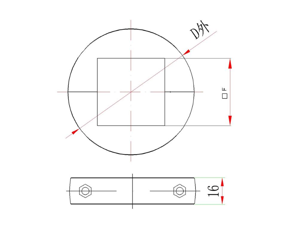 Split Shaft Collar Material Handling Equipment Parts
