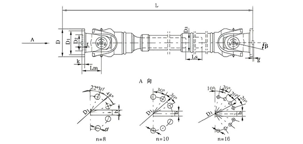 Low Price SWC-CH Long Flex Universal Coupling for Construction Durable Welding Type with Steel Aluminium Gear OEM Customizable