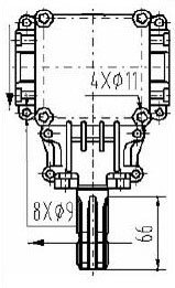 23HP 90 Degree Mower Gearbox
