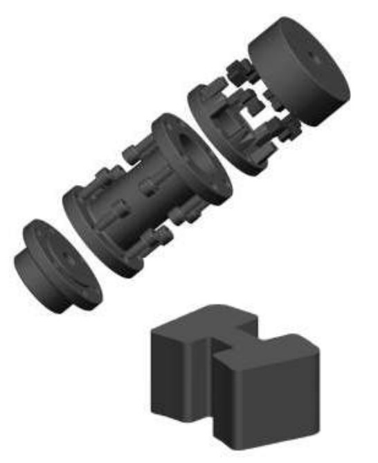Rubber Cushion Type H Flexible Coupling