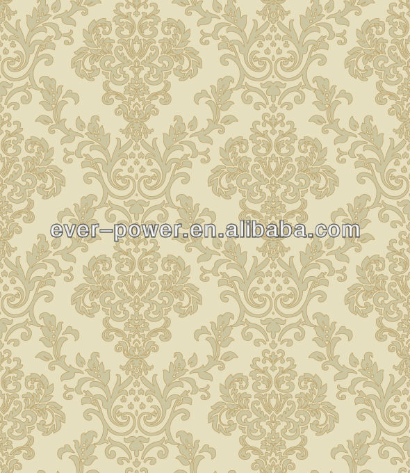 Multifunctional Wallcovering Damask Classic Big Flower Wallpaper for Wholesales
