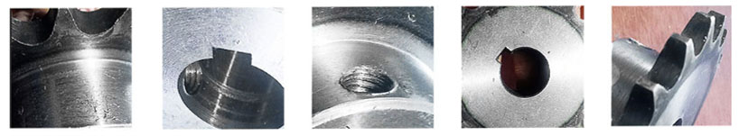Metric Roller Drive Conveyor Chain Gear Wheel Plastic Stainless Steel Cast Iron Plate Flat Top Finished Bore Idler Sprocket