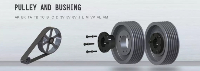 China Professional Manufacture American Standard 1TB Gripbelt Pulley With Split Taper Bushings