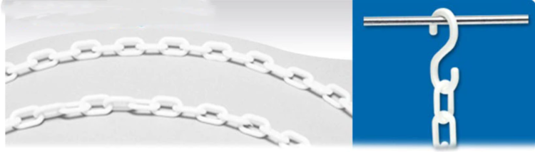 Hardware Plastic Acrylic Thick Oval Candy Color Buckle Chain Special Custom Shoulder Handbag Chain Traffic Plastic Chain