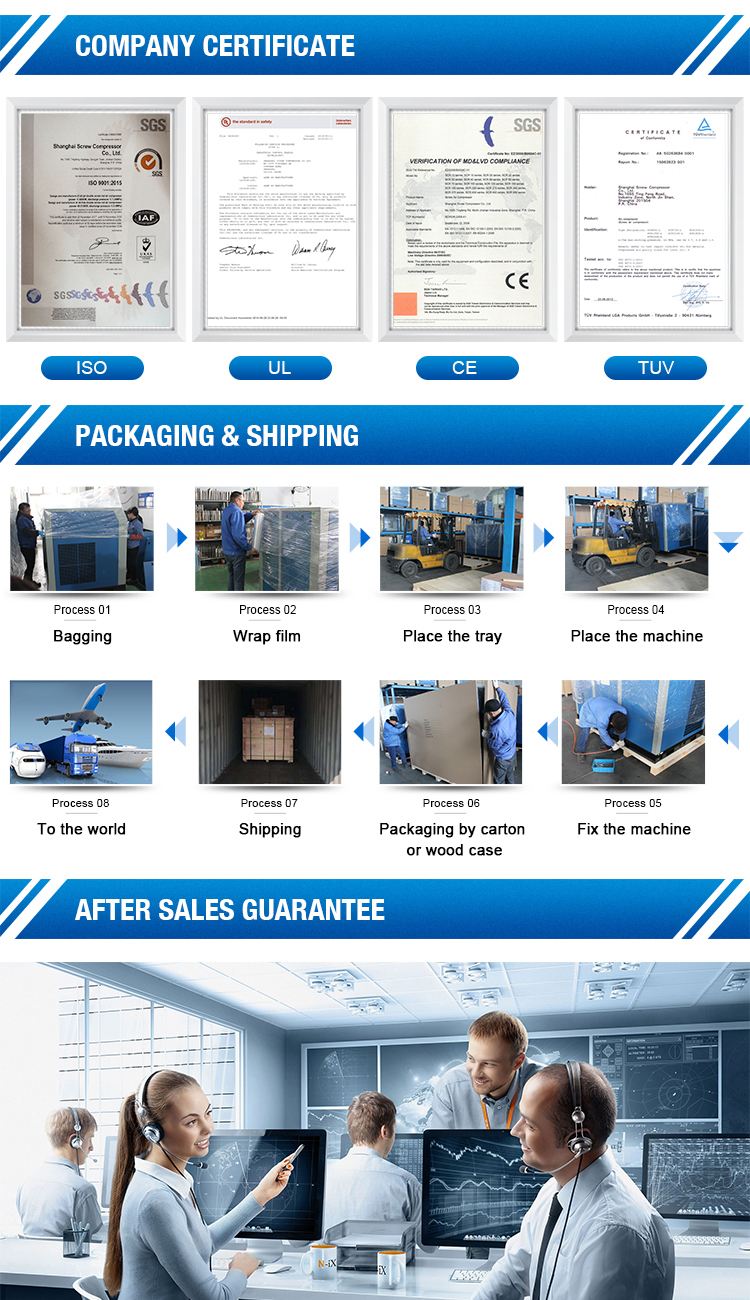 SCR75EPM2 55KW 75HP 11m3/min Frequency Inverter Screw air Compressor EPM Compressor