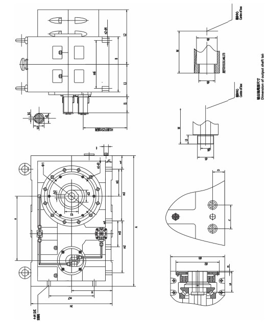 China EPT Gearbox Zlyj 225-12.5-i Series Plastic Extruder Gearbox