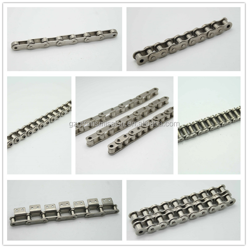 Stainless Steel Hollow Pin Transmission Driving Chain 08BHP 12BHP 40HP for Conveyor