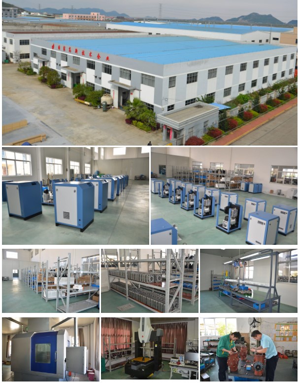 15KW 20HP Shanghai Great Brand 7 bar Screw Permanent Magnet Frequency Inverter air Compressor SCR20PM2