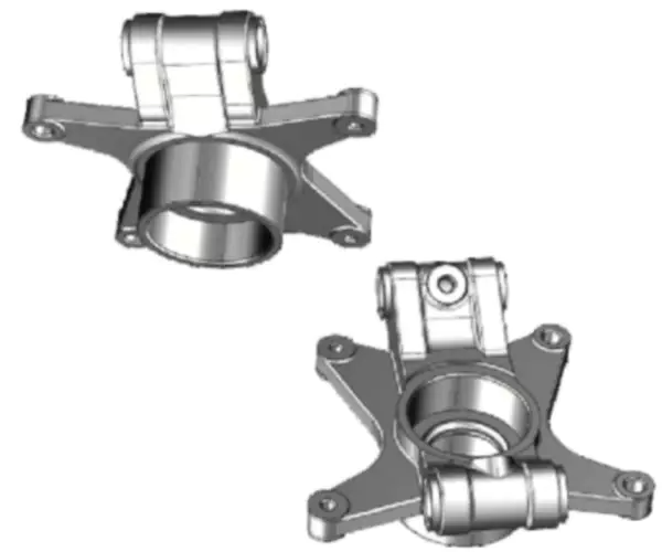 Professional 1000utv Rear Steering Knuckle for 1000cc Beach Buggy Cast Steel Forged with Low Price