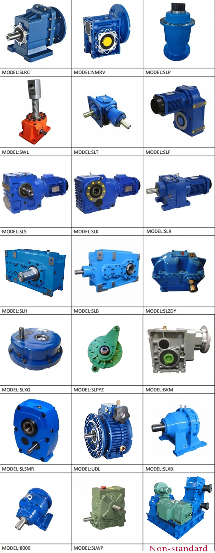 Manufacturer RC Series Aluminum Rc Gearbox Screw Reducer Gearbox Tricycle Transmission Gear Box Motor Speed Variator Speed Redu