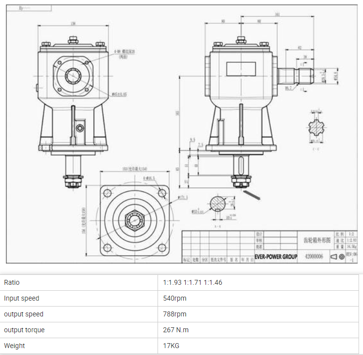 Italian Small-scale Gearbox Agricultural Machinery
