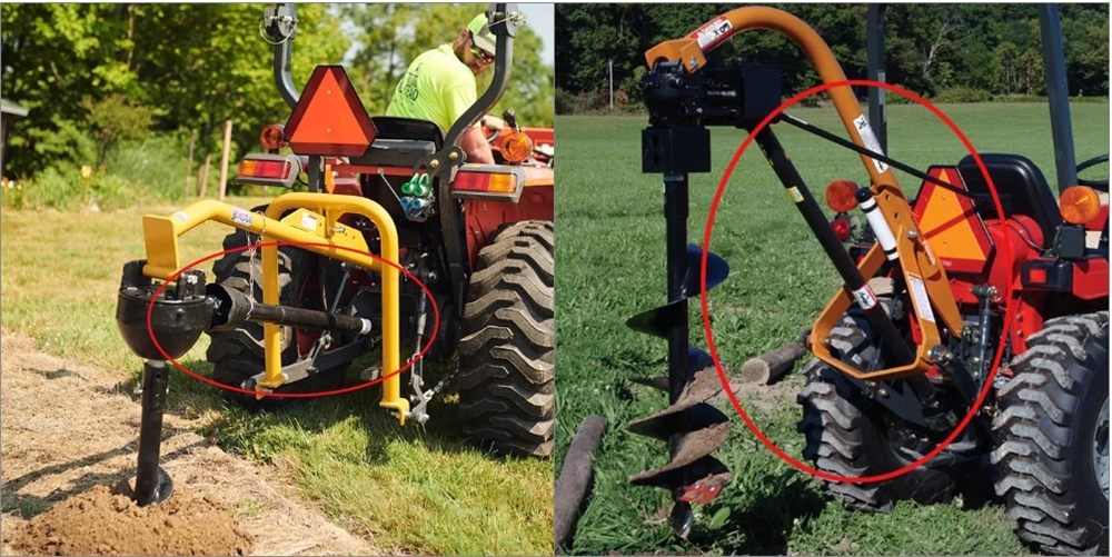6 Inch Heavy Duty Post Hole Auger for Post Hole Digger