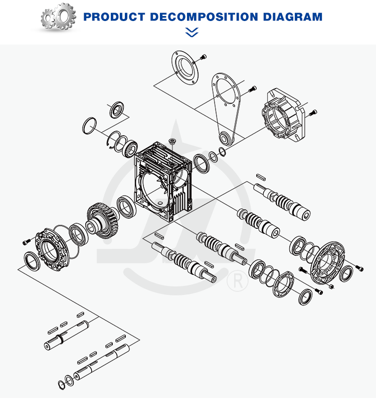 Hot Selling Lower Price 1/240 Rpm Double Shaft 1 hp Worm Gear Motor with Reduction Gear