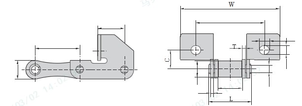 S Type  S45HF1 S55HSD S45HSDF1 Steel Agricultural Conveyor Roller Chain With Attachment