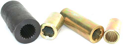 Forging Steel Long Knurled Grooved Tube Drive Shafts Aluminum Transmission Input Output Axle Hollow Spline Shaft