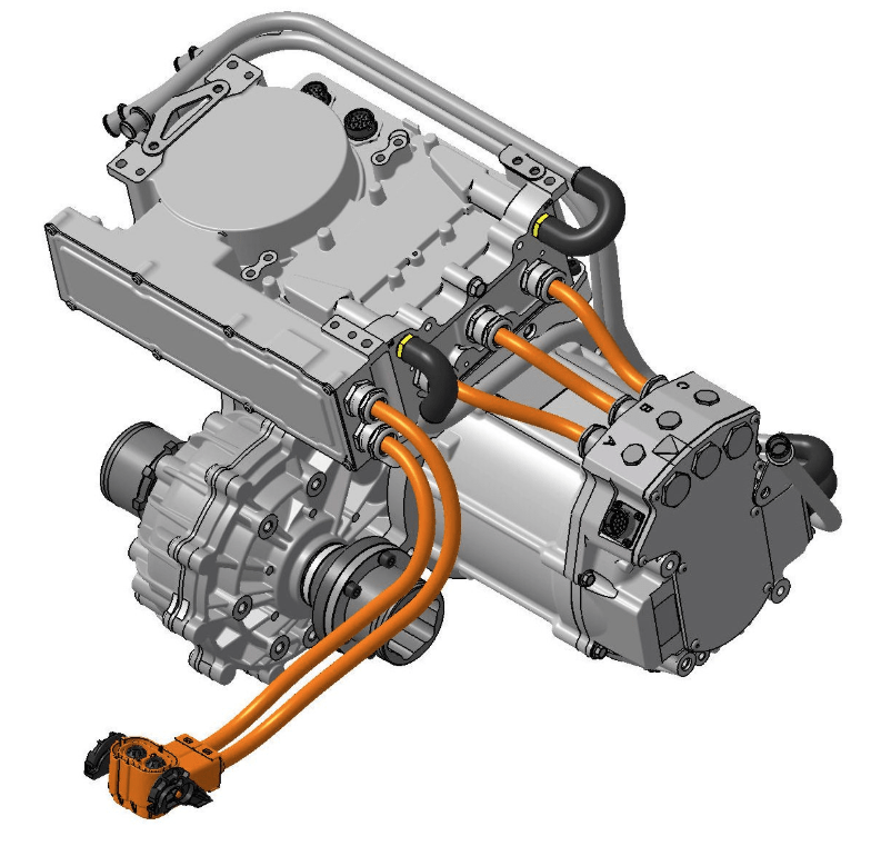 Professional for the of 15kw Four-wheel Drive Vehicles Electric Motor Rear Axle with Low Price