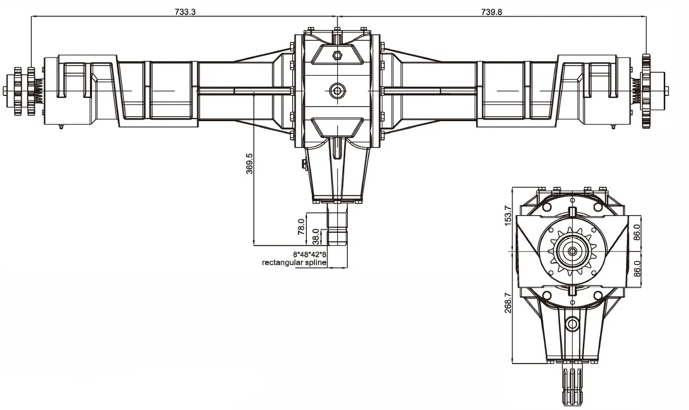 Agricultural Machinary Round Baler Harvester Gearbox Speed Reducer on Sale for Optimal Efficiency