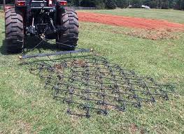 Farm Implement Tractor 3 Point Hitch  Rotary Heavy Duty Drag Spike Tooth Harrow Plough