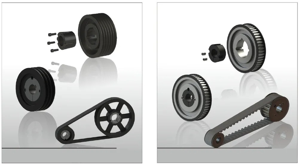 Custom High Quality 8C Series Cast Iron American Standard QD Sheaves for C Belts