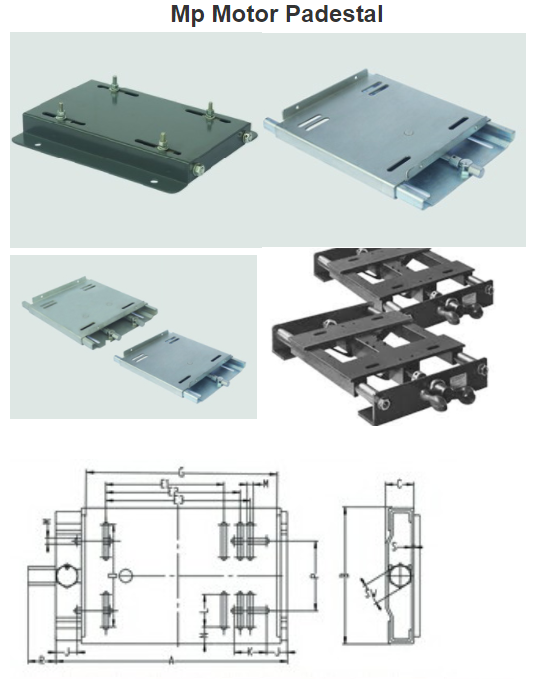 Easy Use Mp Motor Padestal Adjustment of All Motors