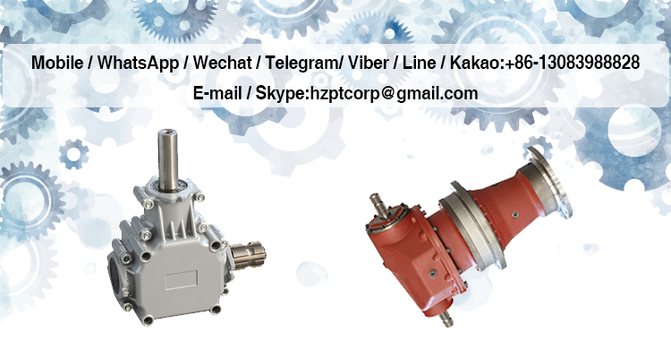 Agricultural Gearboxes Agriculture Bevel Gearbox for Agricultural Machinery
