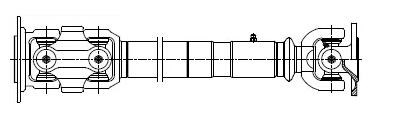 Front Driveshaft (Prop Shaft), OE # FTC5320 / TVB000110 / TVB000100 Standard for Land Rover Discovery, OEM / ODM