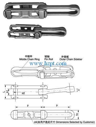 Forged Detachable Chain X678/698/698H for Automotive, Metallurgy, Appliance,Food and Other Industries