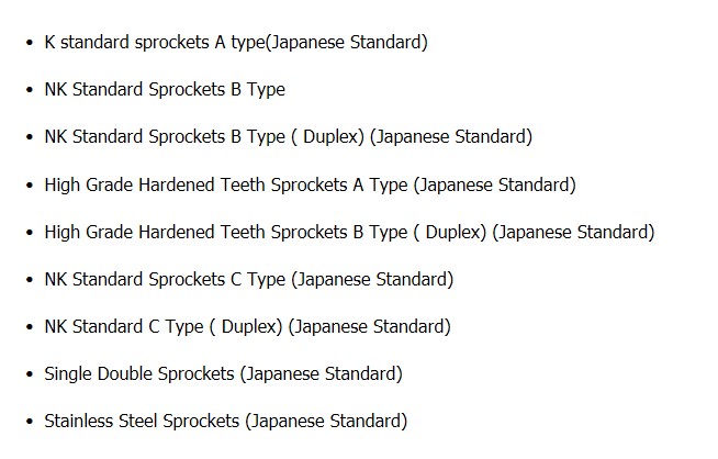 Roller Chain Sprockets