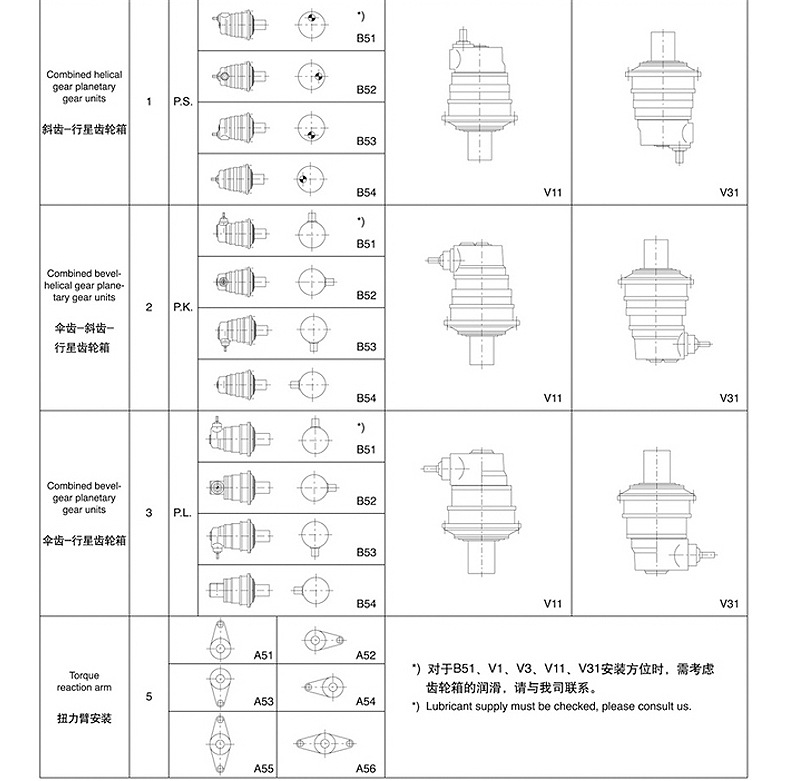 High Quality P Series Heavy Duty Planetary Gear Reducer Customized OEM Power Transmission Parts