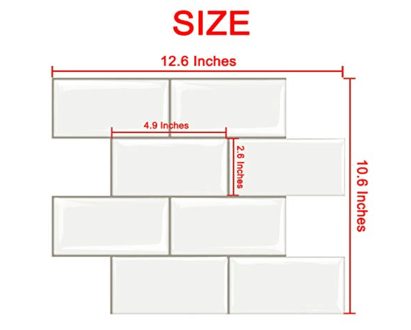 Newest Design Popular Style Peel and Stick Bathroom Tile Backsplash Wallpaper Home Decoration 3d