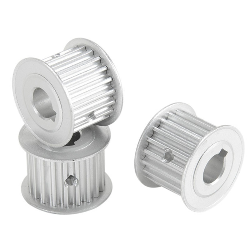 High Quality 72t Htd 5m Double Flange Timing Pulley with Bearing