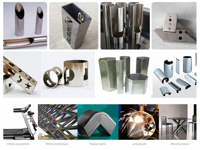 TC-TM Customized 1-6kw Automatic Feeding Tube & Pipe Fiber Laser Cutting Machine for Metal Tube