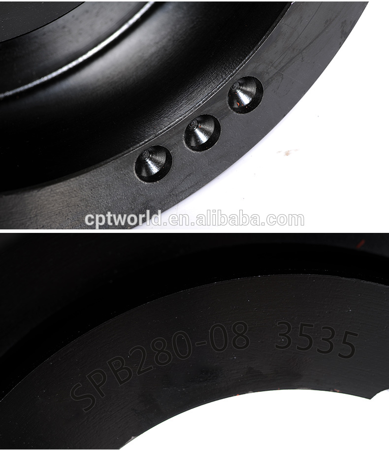 Cast Iron SPB Belt 8 Grooves air Compressor v Belt Motor Pulley