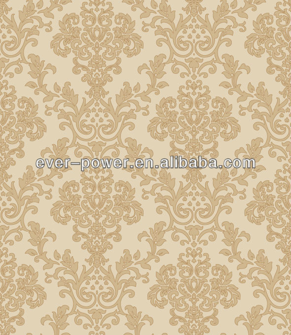 Multifunctional Wallcovering Damask Classic Big Flower Wallpaper for Wholesales