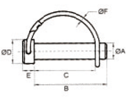 Durable FT004/FT005/FT006 Linch Pin New Condition Agricultural Spare Parts for Tractor