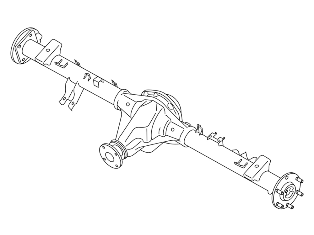 Professional for 7.5kw Four-wheel Drive Electric Vehicle Differential Rear Axle with Low Price