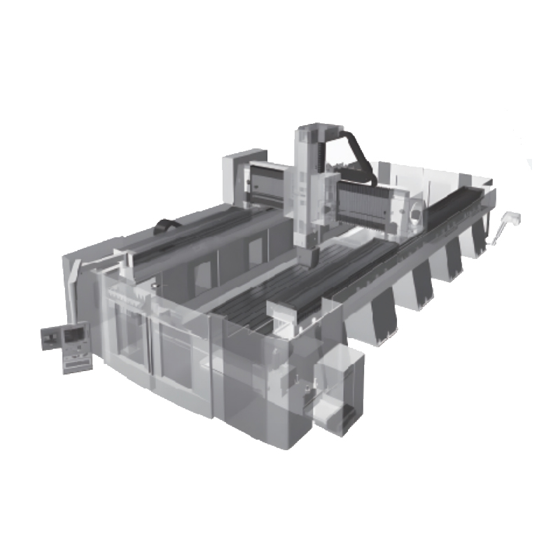 B Series Bridge Type Gantry Machining Center CNC Lathe for Processing Aluminum Alloy Structural Components