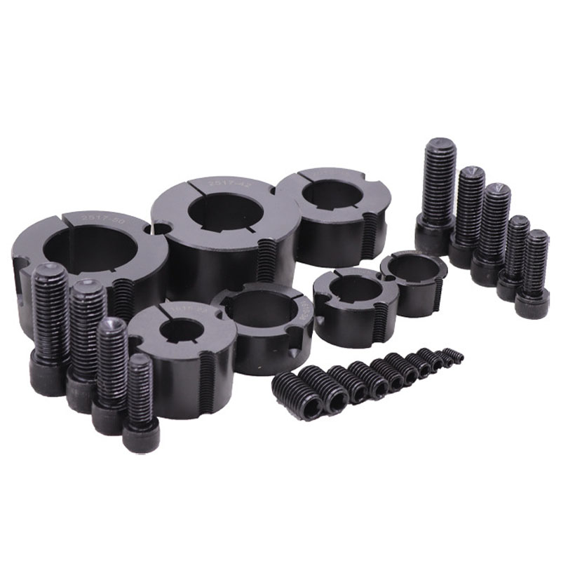 Cast Iron Metal Black-phosphated Bore 3/8 Inch WIth Key Sleeve Bushing Taper Lock Bush QD Type JA-3/8 Qd Bush