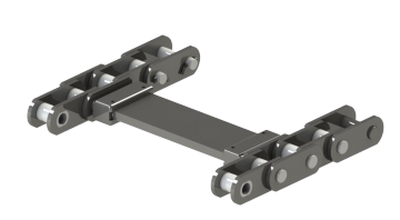 High Efficiency Stable Ladder Conveyor Feeder Breaker Chain Double Strand Heavy-duty Mining Chains for Washing Coal Applications