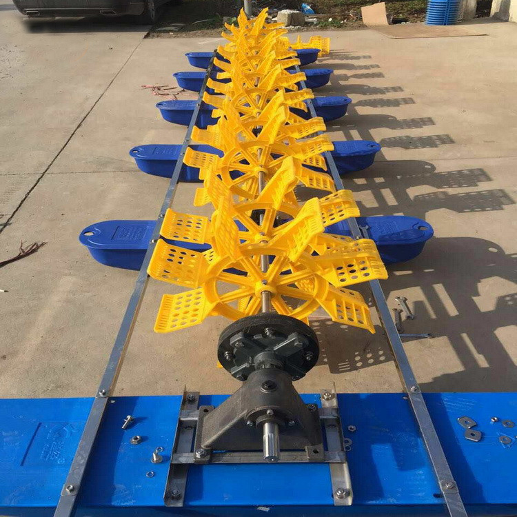 High Quality 12 14 16 Impellers Paddle Wheel Fish Shrimp Pond Aerator