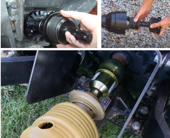 Agricultural Tractors Overrunning Clutch Forged Pto Drive Shafts Free Wheel Clutches Spline Shaft