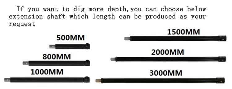 Excavator Spiral Auger for Drilling Rig