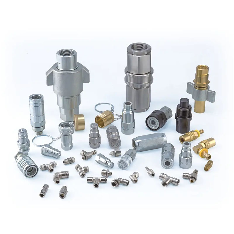 KZF 1/2 Inch  BSP/NPT Thread Female /male 304 Stainless Steel Quick Release Hydraulic Connectors
