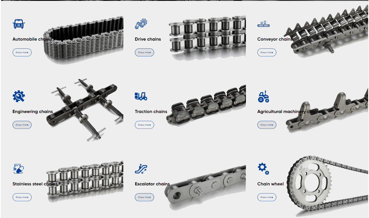SSC224ALSK2F1 Stainless Steel Double Pitch Conveyor Chain With Attachment SA1&SA2&SK1&SK2 and Sprockets in Steel