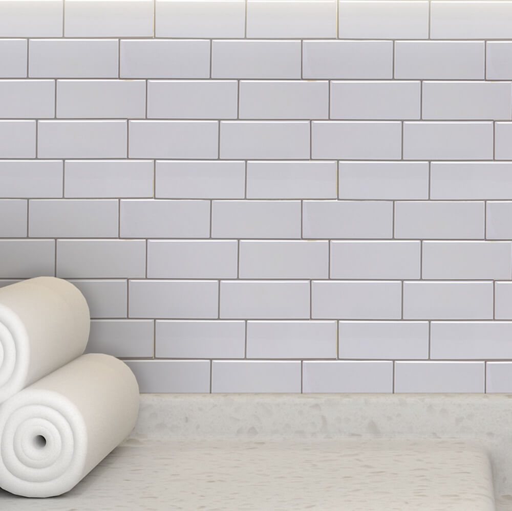 Newest Design Popular Style Peel and Stick Bathroom Tile Backsplash Wallpaper Home Decoration 3d